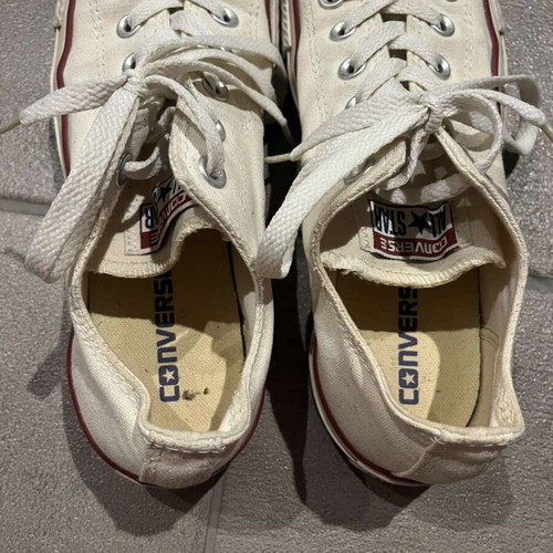Converse athletic shoes like new, size 39, beige