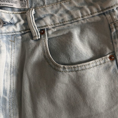 Stradivarius Vintage Wide Leg Jeans size 40, like new, turquoise