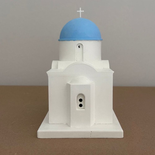 Seven Martyrs like new, Sifnos model made of porcelain