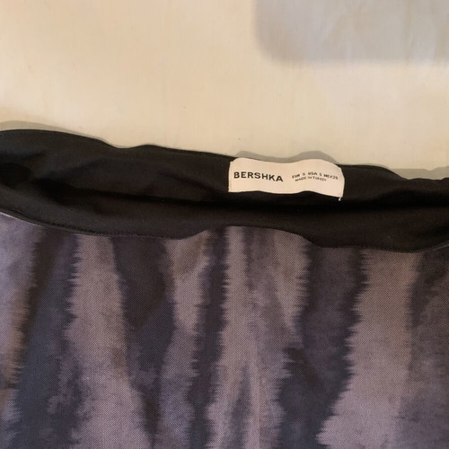 Bershka mesh midi skirt like new, sizes XS and S, gray and purple