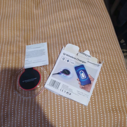 InnovaGoods Wireless Charger Qi Pad used, black