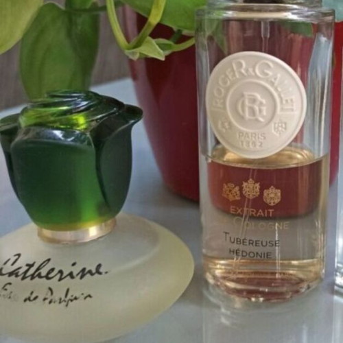 Perfumes Roger & Gallet Tubereuse Hedonie 100ml and Catherine Rasasi 45ml used