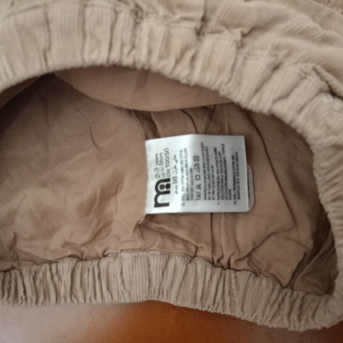 Mothercare Corduroy Skirt for 2-3 Years Like New, Brown