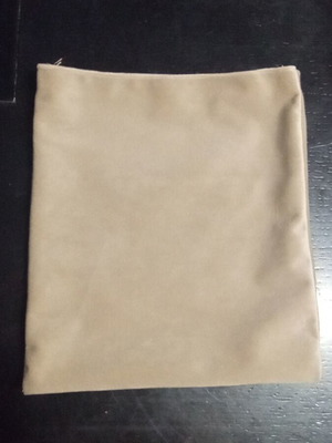Handmade velvet lining for bag new, beige brown