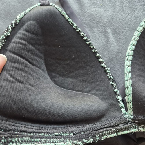 Bluepoint knitted bikini size 2 used with built-in padding