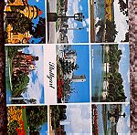  3 Καρτ ποστάλ Γερμανία (Schwetzingen Schlossgarten 1971, Schwetzingen Schloss 1970 & Stuttgart 1992)