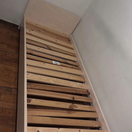 Jysk bed with slats and mattress