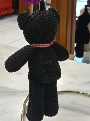 Plush bear keychain new