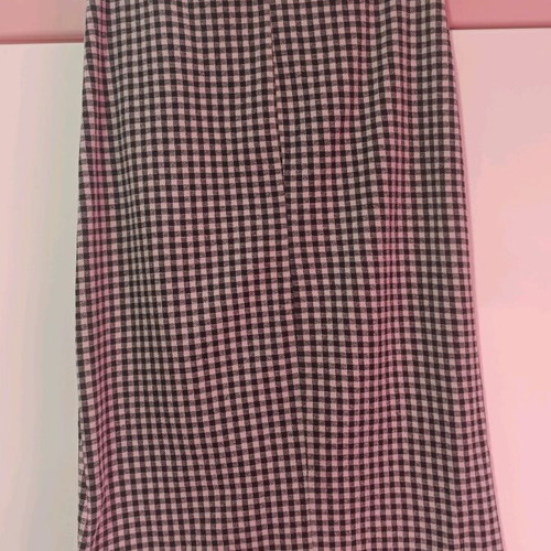 Midi checked skirt Zara like new, black and white, size L