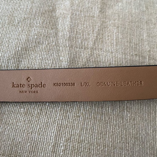 Kate Spade New York waist bag, black patent leather