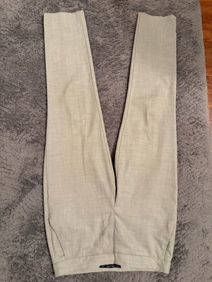 Zara women's suit pants used, gray and beige, size S
