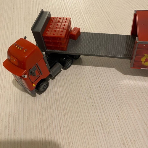 Disney Pixar Cars Hauler Jerry recycled batteries used