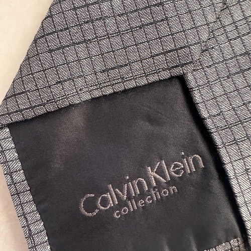 Calvin Klein tie, black and grey