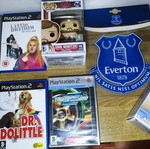 Games Bundle with Funko Pop and Stickers New