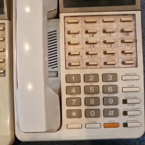 Panasonic wired home phones used, models KX-T7033X, KX-T7130, KX-T7030, KX-TSC11EXV