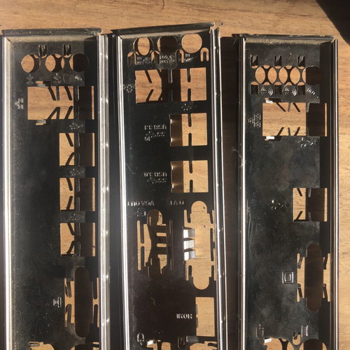 I/O Shield Set used for GA-H55M-S2, ASRock G41M-VS3, GA-H81M-DS2