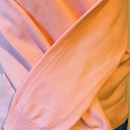 ZARA pink thin cotton pullover size M like new
