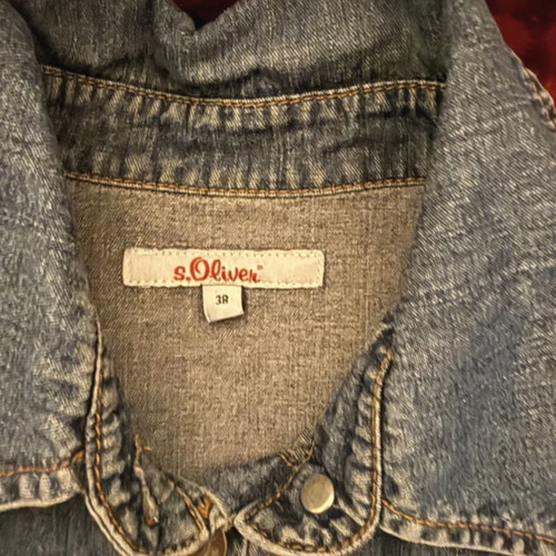 S.Oliver denim shirt, blue, size M