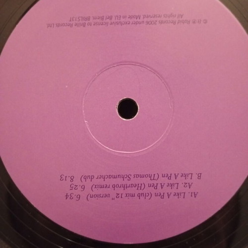 The Knife Like A Pen Vinyl 12" used, electronic