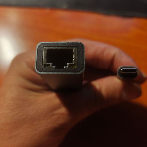 Adapter USB Type-C to Ethernet Gigabit LAN RJ45 like new