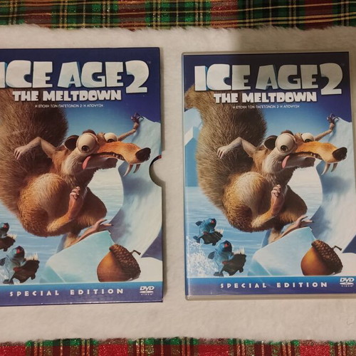 Ice Age 2 DVD, dubbed animated movie