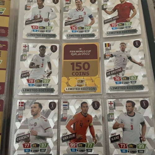Κάρτες World Cup 2022 καινούργιες, 450+ με 13 μεγάλες limited edition και 8 μικρές