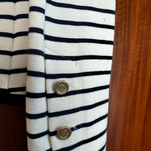 Jacket new, white and blue, size S 36 8