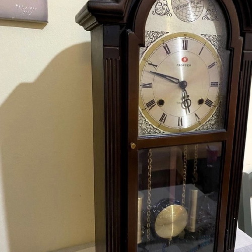Antique clock with old mechanism from Korea