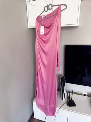 Raere by Lorena Rae Pink Satin Dress New, Size L