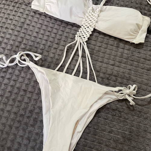 Bluepoint one-piece swimsuit like new, white, size M