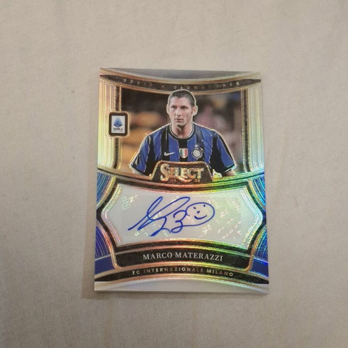 2024-25 Panini Select Marco Materazzi Autograph Soccer Card New