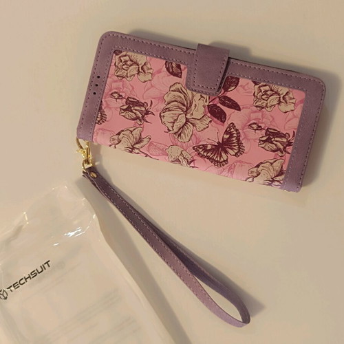 Techsuit FlipCraft case for Xiaomi Redmi Note 14 Mysterious Purple new