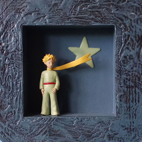 Handmade 3D Frame The Little Prince 26x26 cm