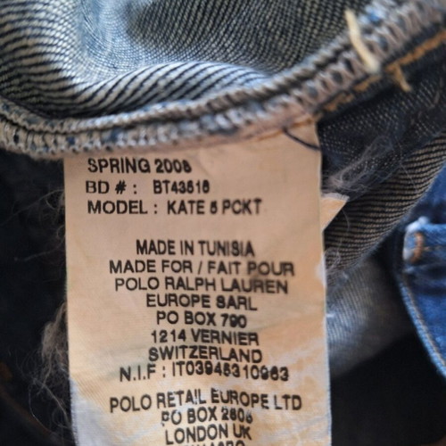 Polo Jeans Kate women's blue low-rise slim fit 26/32 used