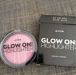 Avon pink gold highlighter