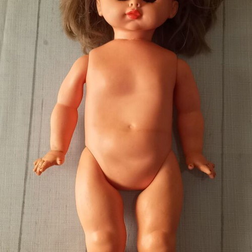 Vintage Greek doll 1970s-1980s used, collectible retro toy