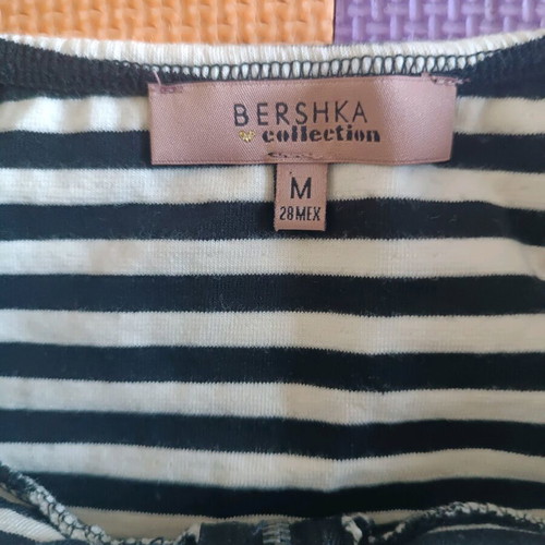 Behrska strapless dress medium black and white like new