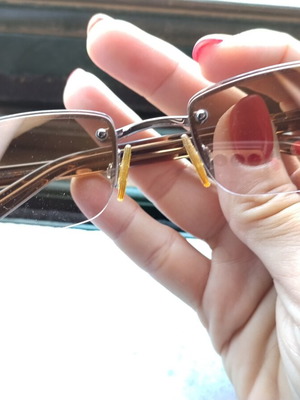 Michael Kors ροζ γυαλιά ηλίου μεταχειρισμένα με ελαφρύ αποχρωματισμό φακού