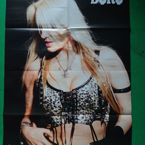 Doro Pesch collectible poster from Metal Hammer Greece, like new, 75×55 cm