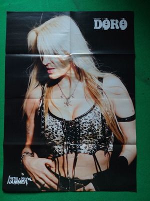 Doro Pesch συλλεκτική αφίσα από το Metal Hammer Ελλάδας, σαν καινούργιο, 75×55 εκ.