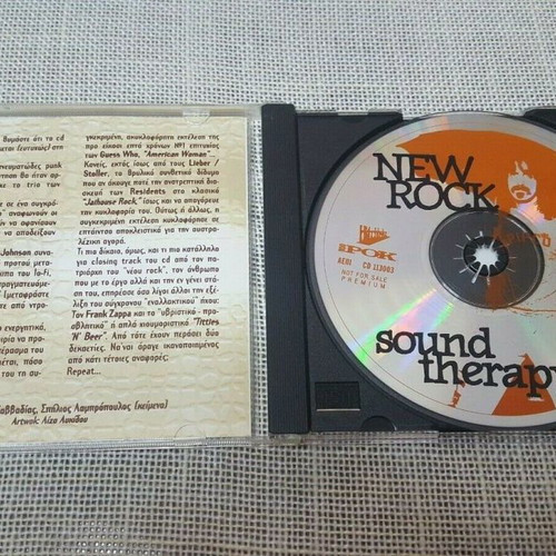 New Rock Sound Therapy CD used, promo Greece 1997