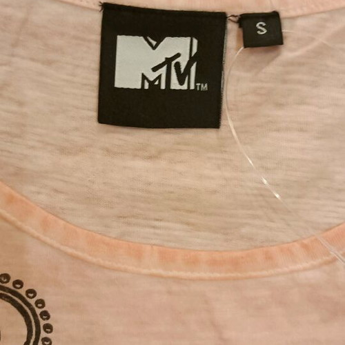 MTV Collectible Pink T-Shirt New, Size S