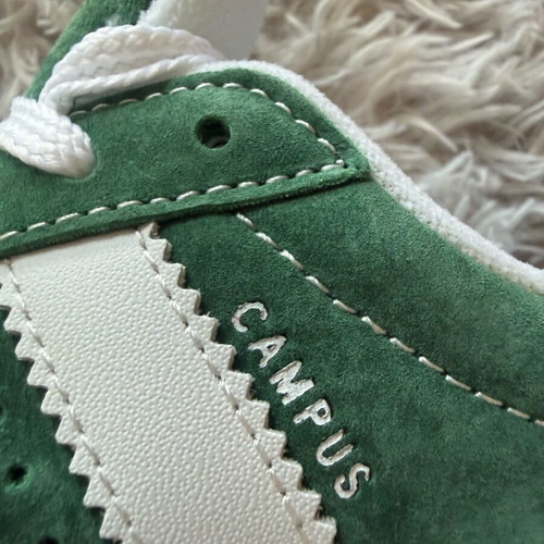 adidas gazelle silver green womens adidas Campus 00s Dark Green Cloud White main image 1