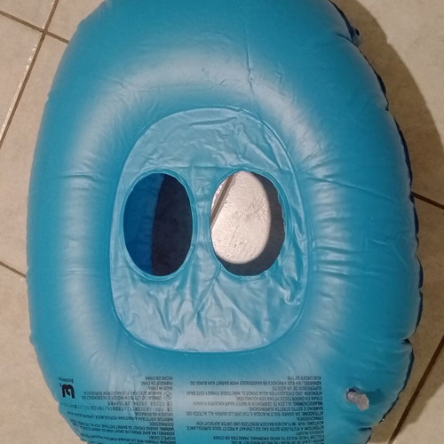 Baby inflatable float like new with cat design