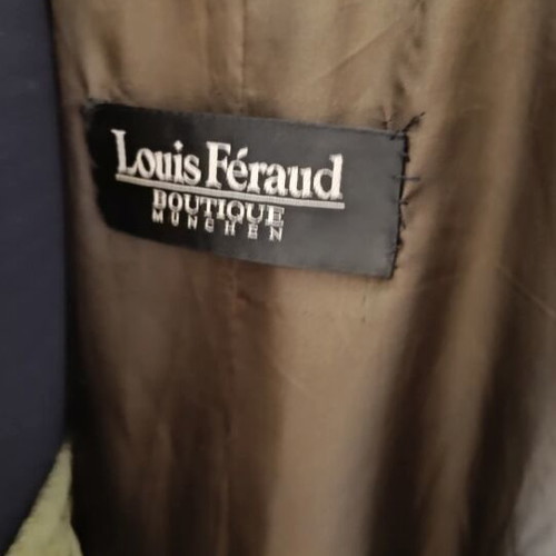 Vintage faux fur coat Louis Feraud large oversized brown like new