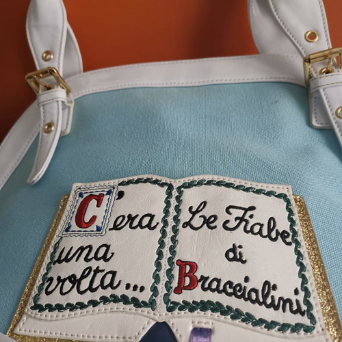 Braccialini handbag used, handheld