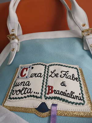 Braccialini handbag used, handheld