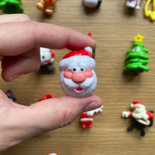 Kinder Surprise Christmas edition figures used, pack of 26