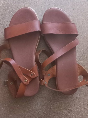 Summer sandals used size 40 brown