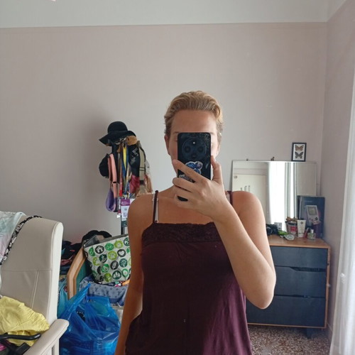 Esmara red camisole top, size M